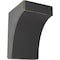 Ekena Millwork 5 1/4"W x 6"D x 8"H Clarksville Wood Vintage Decor Bracket, Black BKTWD05X06X08CVBL - alternate 1